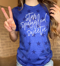 Load image into Gallery viewer, Star Spangled Sweetie Graphic Tee