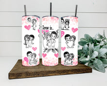 Load image into Gallery viewer, Vintage Valentine Tumbler