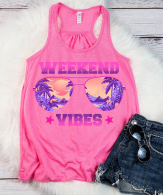 Weekend Vibes Graphic Tank