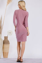 Load image into Gallery viewer, Celeste Full Size Round Neck Long Sleeve Slim Dress