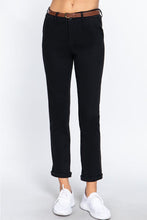 Load image into Gallery viewer, ACTIVE BASIC Cotton-Span Twill Straight Pants
