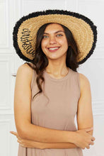 Load image into Gallery viewer, Fame Sunshine Straw Fringe Hat