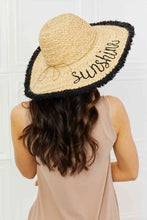 Load image into Gallery viewer, Fame Sunshine Straw Fringe Hat